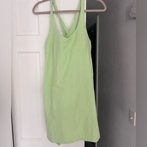 Key lime colored active dress
